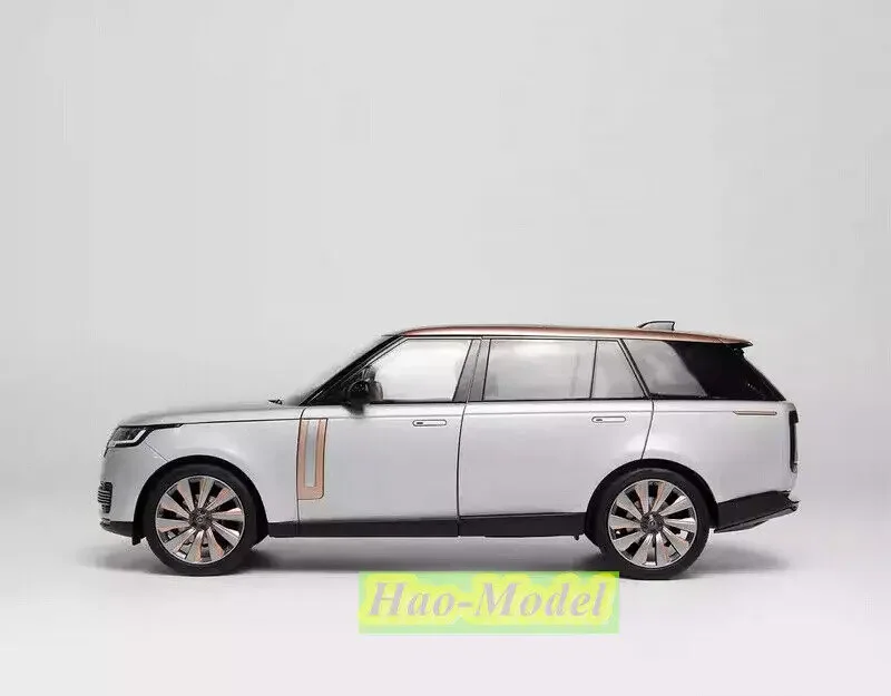 LCD 1:18 สําหรับLAND ROVER SV2022 ล้อแม็กDiecastรุ่นของเล่นเด็กของขวัญวันเกิดงานอดิเรกจอแสดงผลคอลเลกชันเครื่องประดับทอง/เงิน