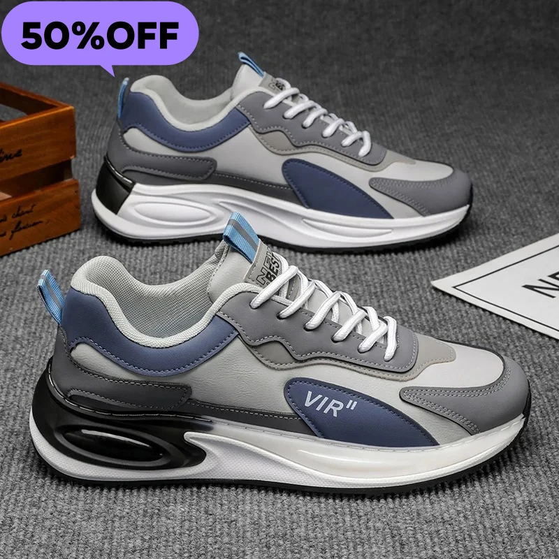 

New 2026 Men's Running Shoes Low Cut Lace-Up Soft Bottom Breathable Sport Shoes Korean Style Trendy Casual Sneakers Trainer Men