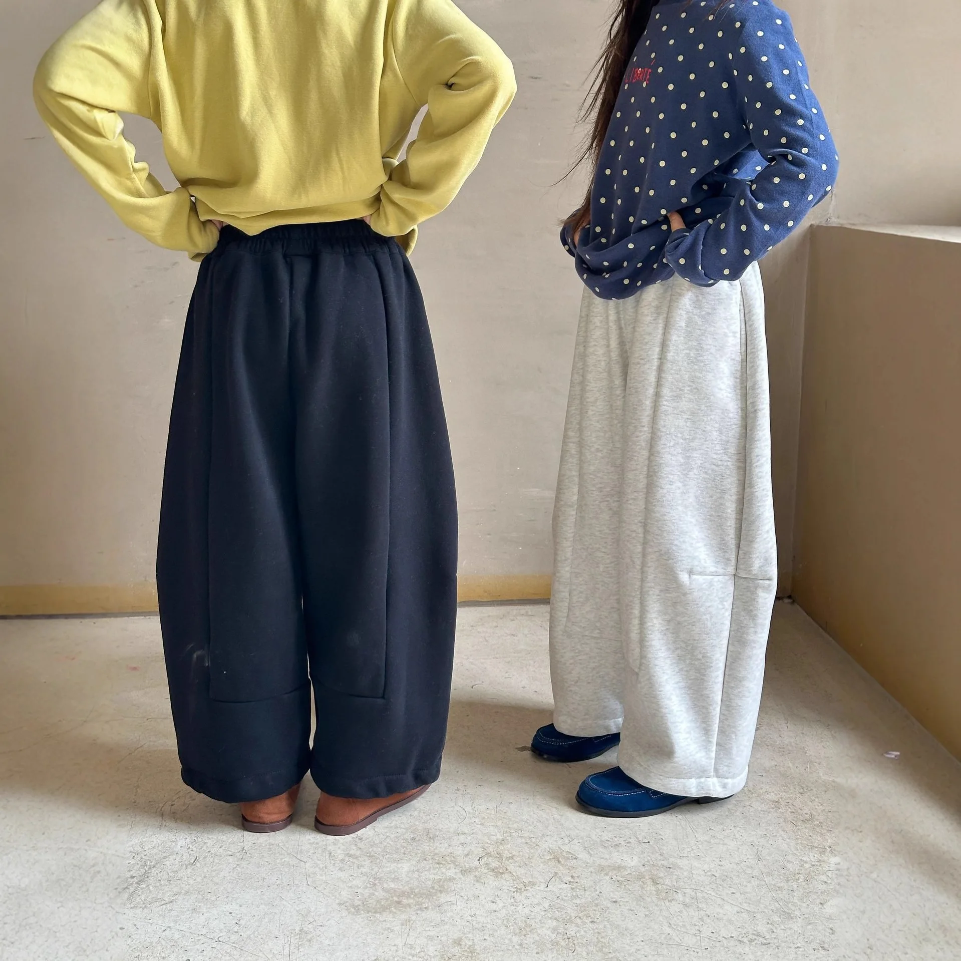 2025 Winter New Korean Version Boys' Design Versatile and Comfortable Pants Children's Plush Casual Sweatpants 2