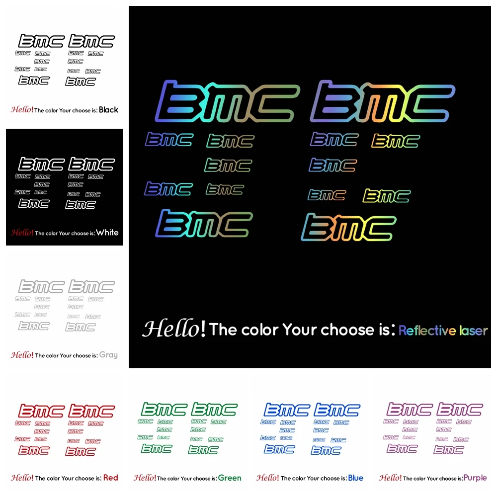 

Reflective Bmc Stickers Cinelli for Road Bike Mountain Cycling Sticker MTB Bicycle Wheels Decal Protector Parts