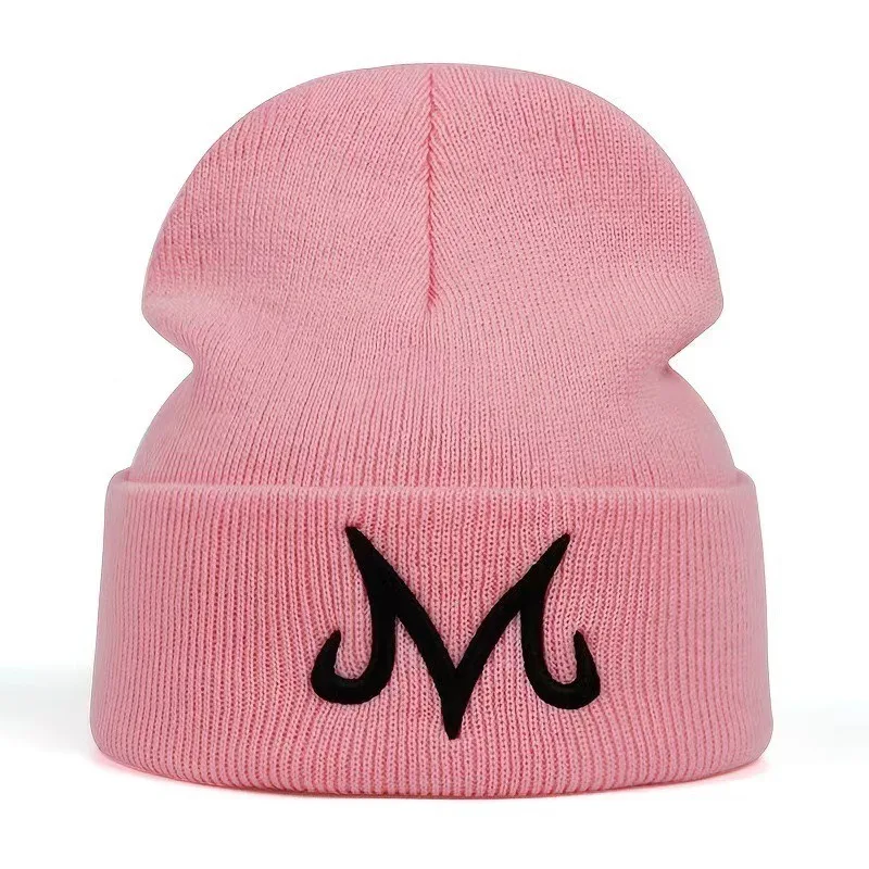 NEUE Dragon Ball Hochwertige Marken-Majin-Buu-Wintermütze aus Baumwolle, gestrickte Mütze für Männer und Frauen, Hip-Hop-Beanie-Kappe, Bone Garros
