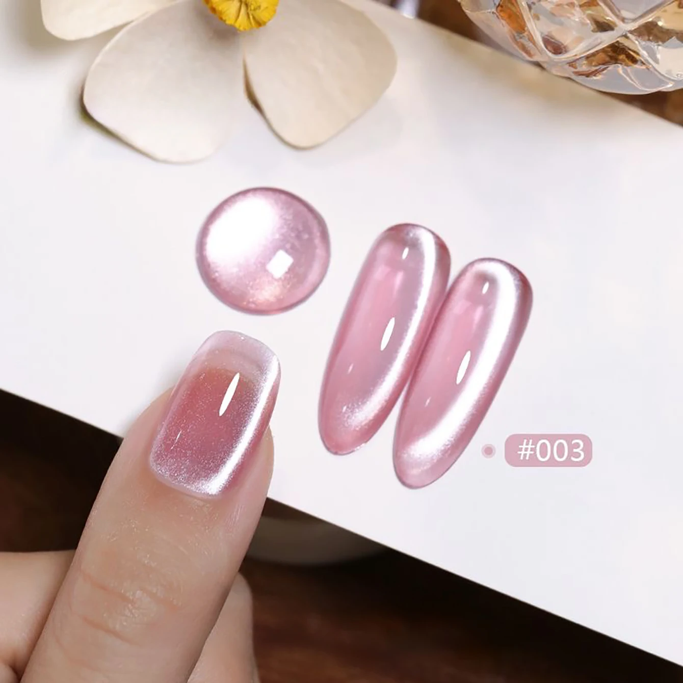 1-16 個 WS 新しい超高輝度レトロピンクキャットアイジェルネイルポリッシュアイス透明美白ネイルアートネイル用品クリスマスネイル