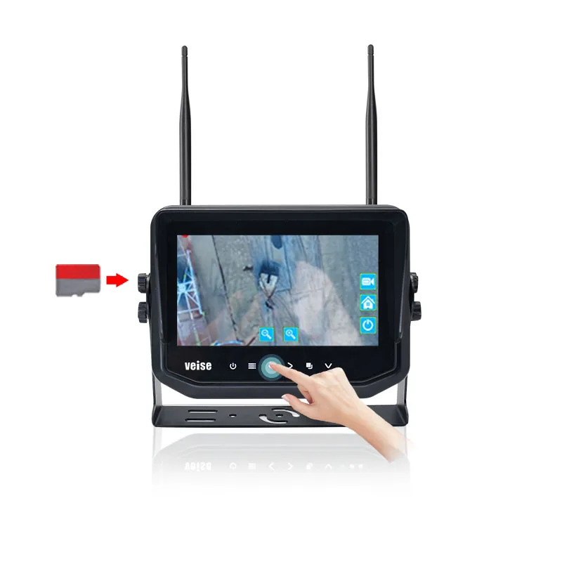 رافعة برجية متنقلة 30X كاميرا تكبير تلقائية نظام مراقبة كاميرا لاسلكية للرؤية الليلية مقاوم للماء #4