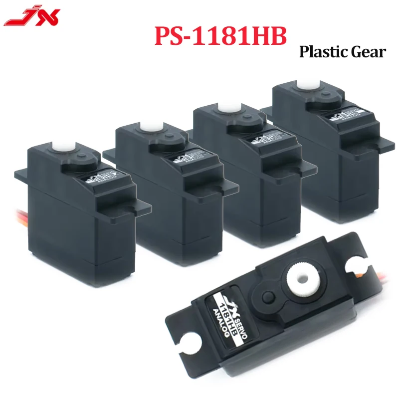 JX Servo PS-1181HB 18g 3.0 kg Plastik Dişli Analog Servo RC Araba Tekne Uçak Helikopter Robot Kol RC Oyuncaklar