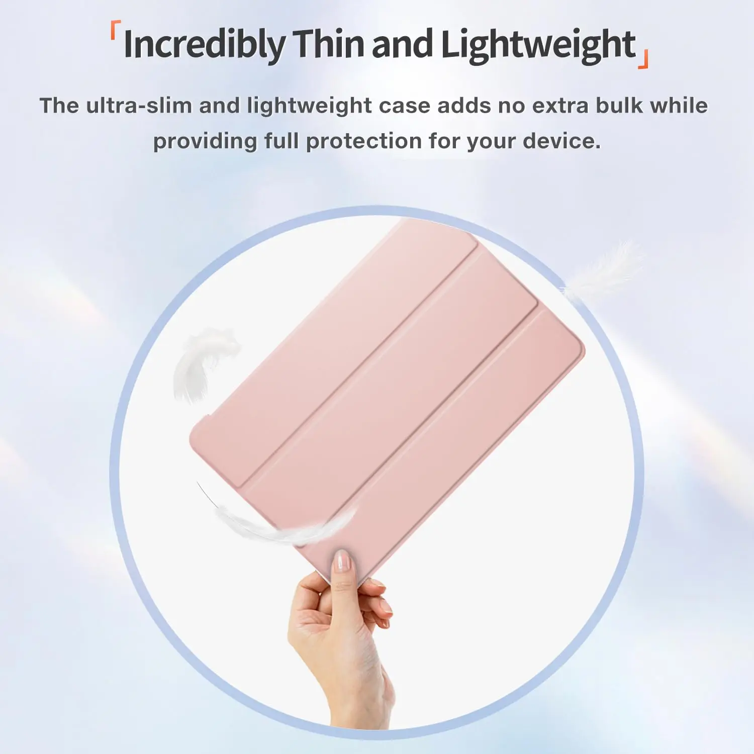 Silicone Case for Xiaomi Redmi Pad 2 11 Inch 2025, Ultra Thin Trifold Stand PU Leather Protective Cover, Auto Sleep / Wake
