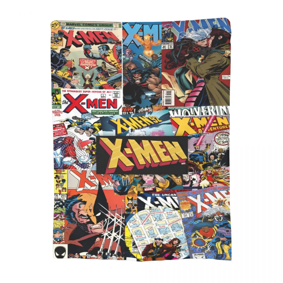 X-MAN X Man Marvel Hero Blankets Flannel Relax Soft Throw Blankets for Bedding Bedspread