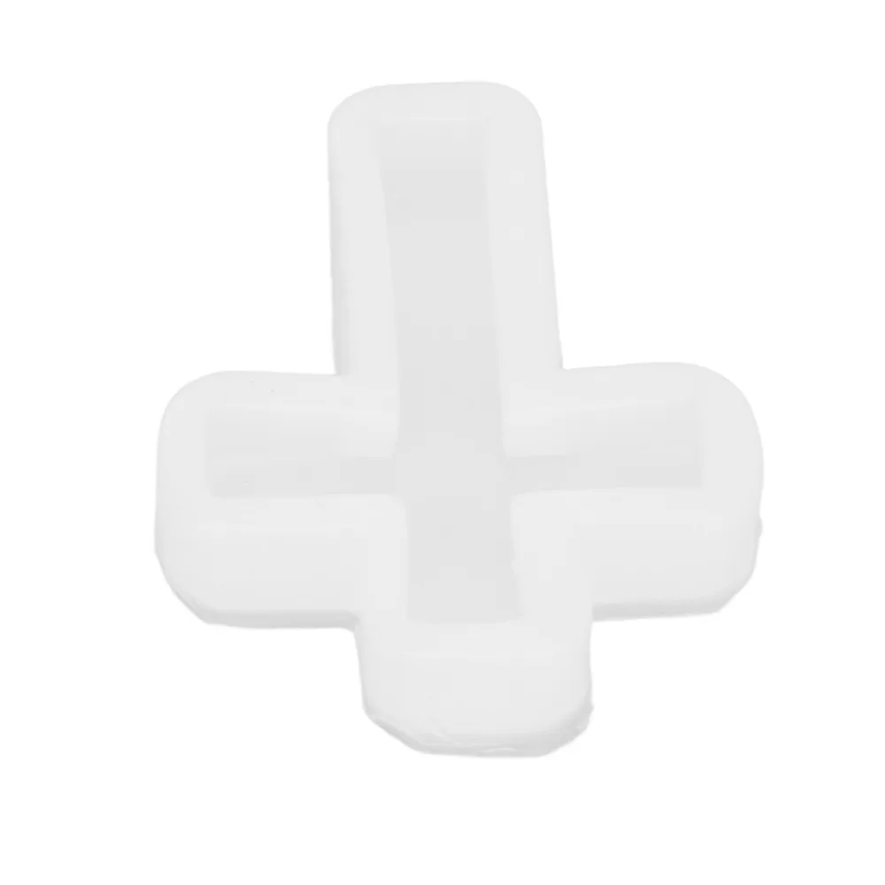10pcs Personalized Mirror Effect Cross Resin Mold Easy Demoulding Elastic Silicone Candle Mold Epoxy Resin Mold For DIY
