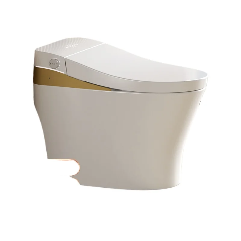 

Ergonomic Light Smart Toilet, Fully Automatic Flip Home Built-in Foam Shield Electric Toilet