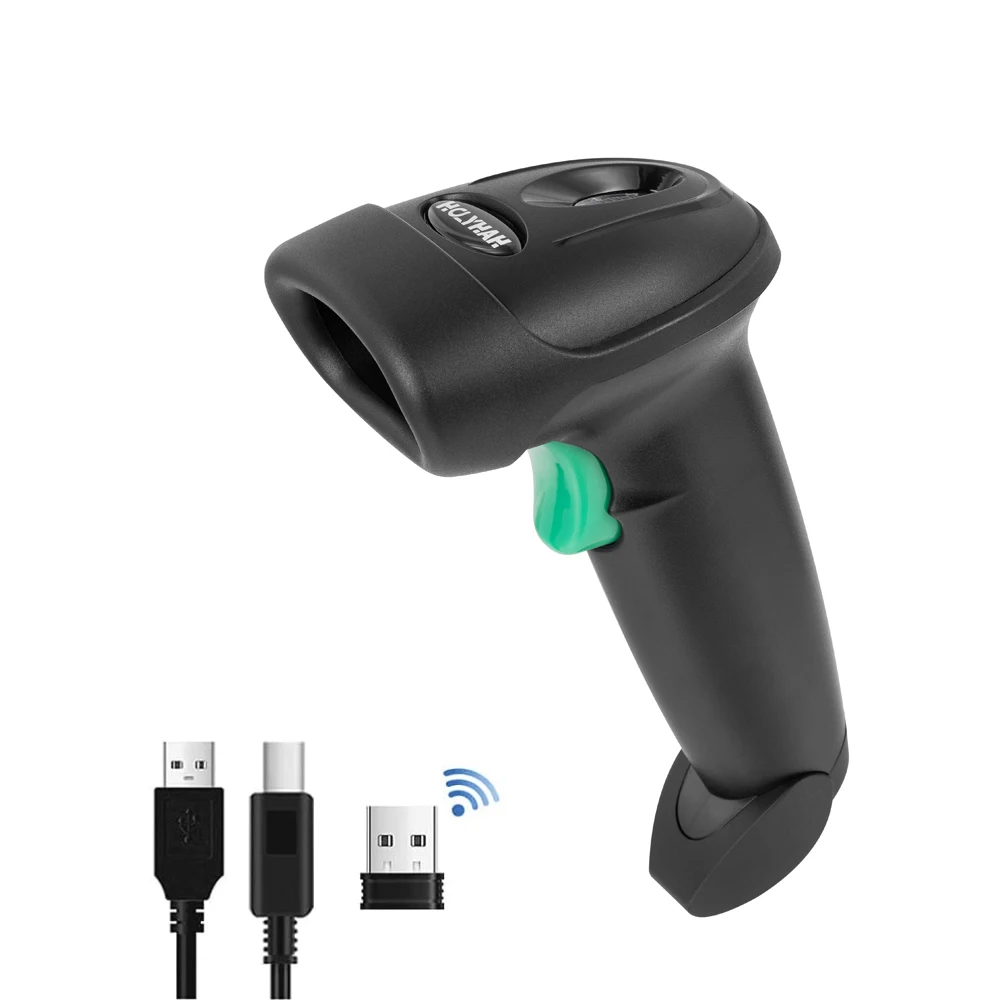 N2 Handheld Wired Barcode Scanner AND N2B Bluetooth 1D/2D QR Bar Code Reader PDF417 for IOS Android IPAD