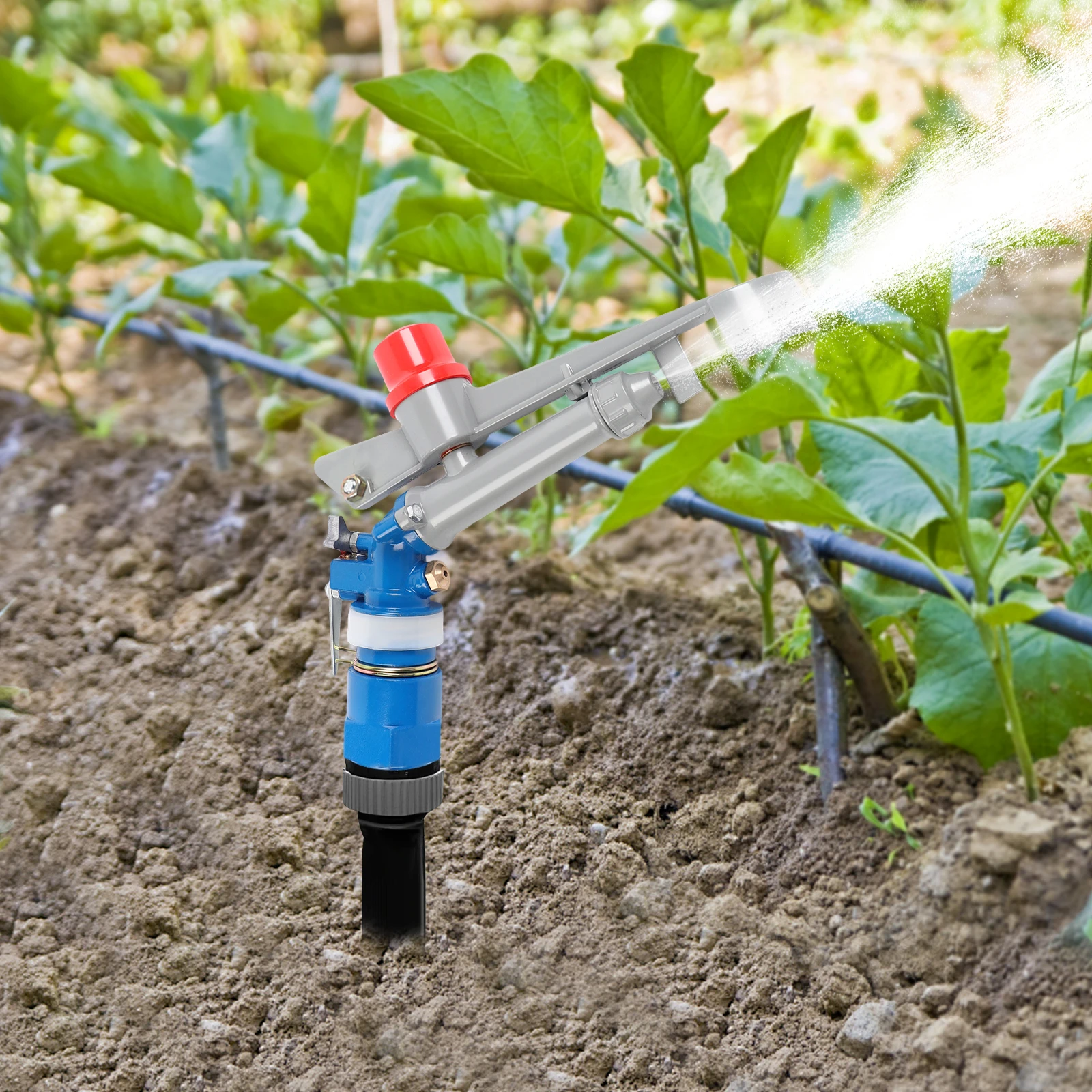 

Сельскохозяйственный ирригационный распылитель 1 дюйм, фермерский дождеватель, насадка для орошения сада из окрашенного алюминиевого сплава