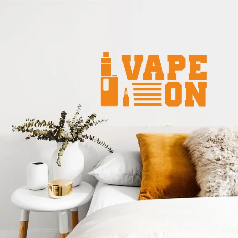 1 pc vape use for home or rooms wallsticker vinyl wallpaper for bedroom living room Decal Removable Vinyl Mural Poster #350