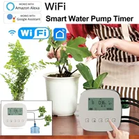 Digital Watering Irrigation Timer Micro-drip Irrigation Controller with Solar Panel Intelligent Automatic Water Timer WiFi Tuya