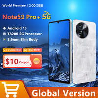 DOOGEE NOTE 59 PRO+ 5G Smartphone 6.75” 120Hz Screen 6250mAh Battery 12+512GB  50MP AI Camera 8.6mm Ultra-thin Android 15 Phone