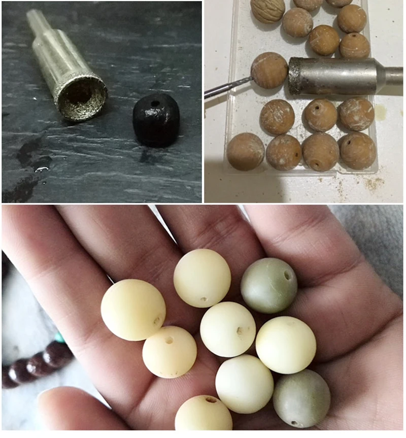 

Diamond Burr Jade Round Beads Polishing Grinding Head 3-25mm Diamond Spherical Concave Head Grinding Bit For Rotary Tool