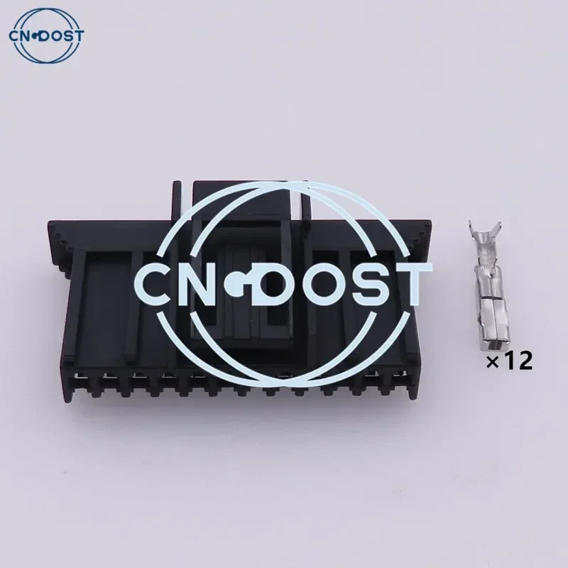 1 Set 12 Pin 211PC122S0017 AC Assembly FCI Wiring Harness Socket Plastic Housing Connector With Pins