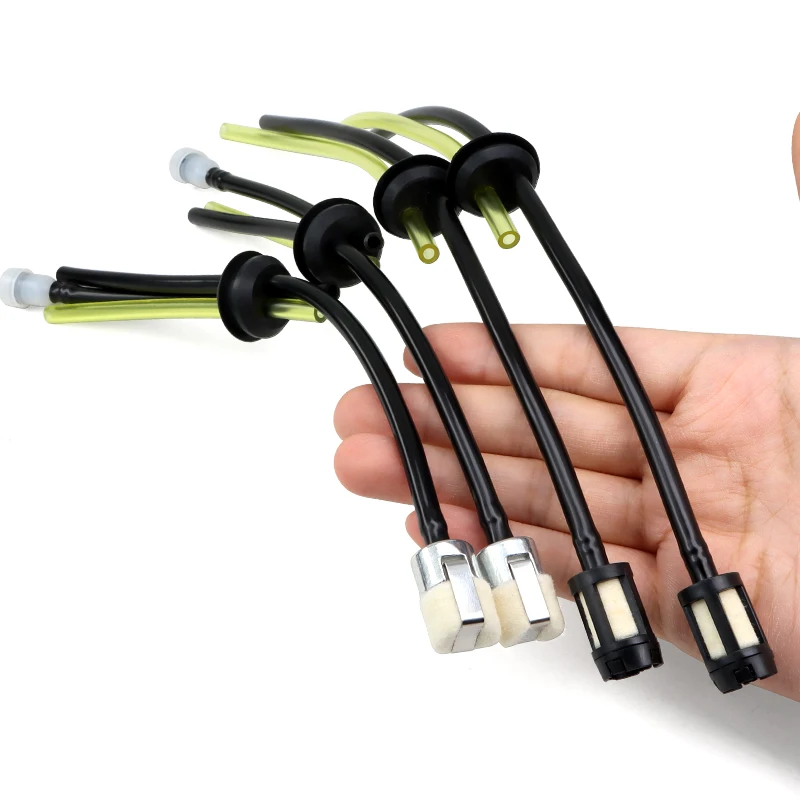 1 ~ 50 مجموعات مجموعة مرشحات أنابيب الوقود ل بالمنشار جزازة العشب العشب الانتهازي العالمي مرشح خزان الوقود أنابيب زيت خرطوم الوقود أدوات الحدائق