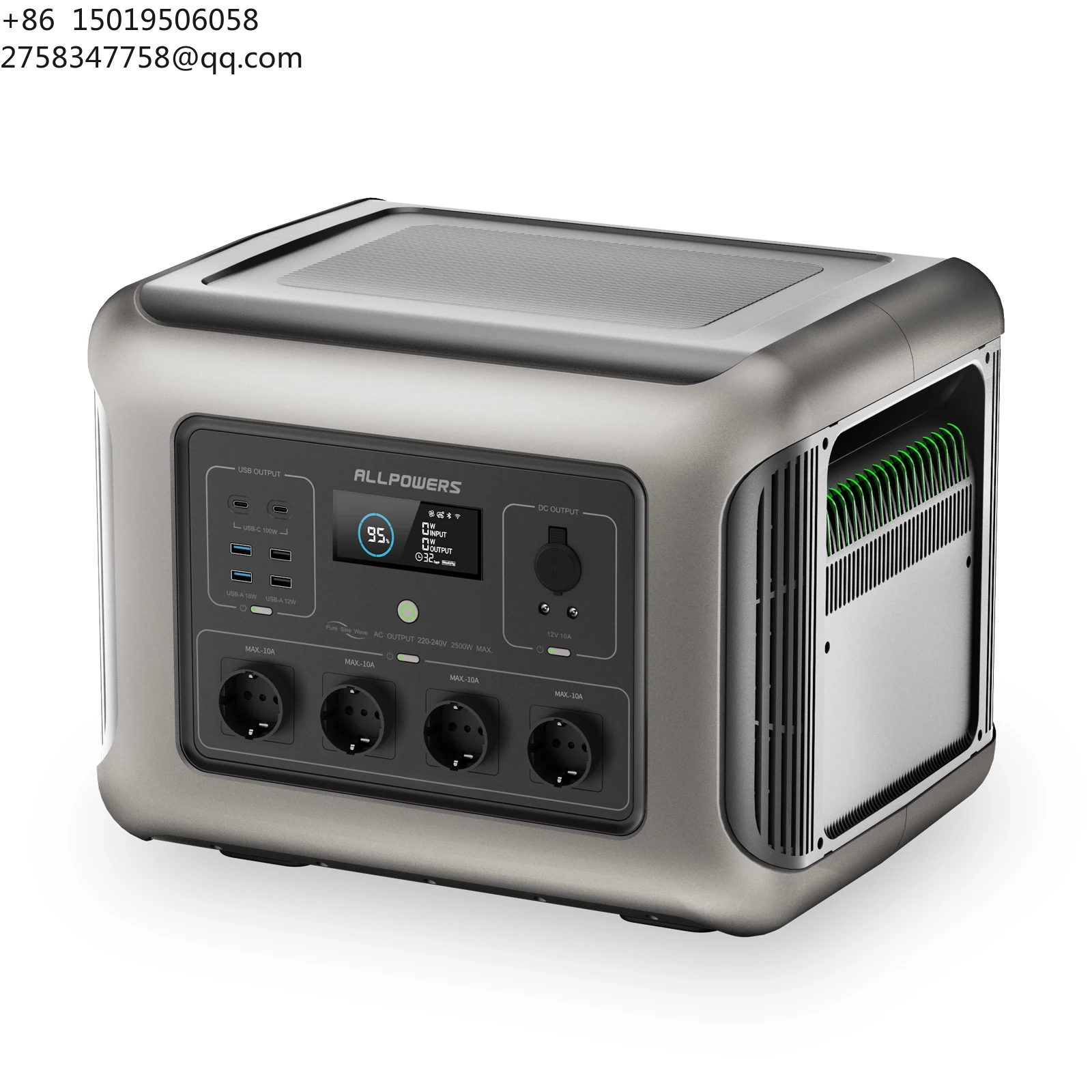 Factory Direct Brand Allpowers R2500 Portable Power Station 2016Wh Portable Power Generator Economical Energy Independence
