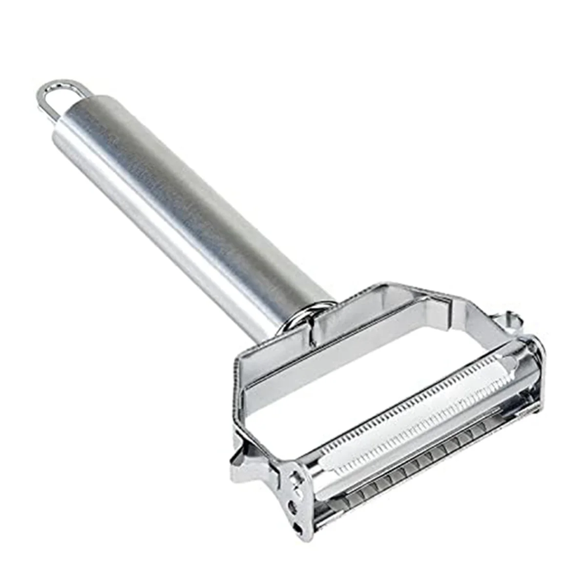 Stainless Steel Dual Blade Vegetable Peeler - Commercial Grade Julienne Cutter, Slicer, Shredder,Scraper Fruit, Potatoes