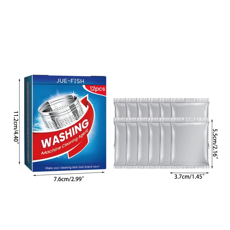 (Pack of 12) Washing Machine Cleaner Keep Your Appliance Clean and Dropship