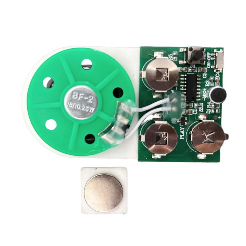A25P صوت مغناطيسي رقاقة الصوت بطاقة المعايدة وحدة صوت 4 دقائق لتقوم بها بنفسك وحدة بطاقة المعايدة القابلة للتسجيل وحدة تحية الصوت