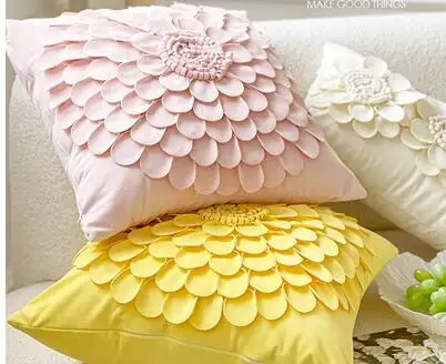 

Net Red Flower Pillow Cover Cute Girl Heart Sofa Pillow Cover Headrest Cushion Cover