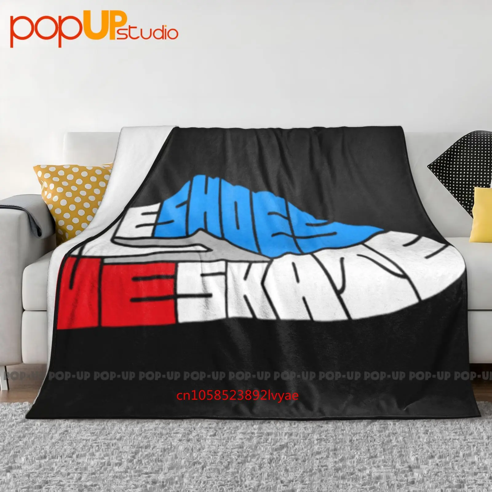 Lakai Mens The Shoes We Skate بطانية فائقة النعومة وغطاء أريكة شتوية وأغطية سرير