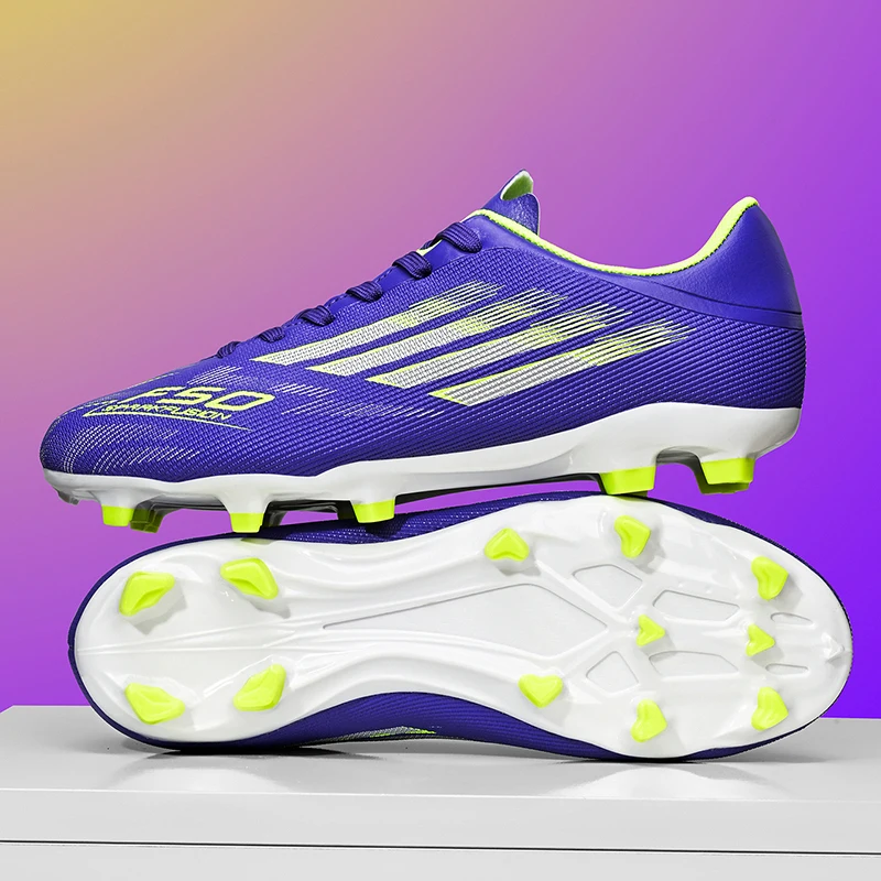 

New Men Professional Soccer Shoes Sports Shoes TF/FG Football Boots Boys Match Sneakers Ankle Non-Slip Comfortable Unisex