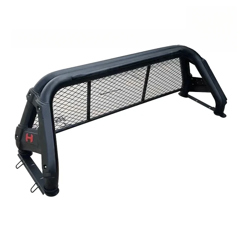 

4WD Pickup Black Sport With Protective Net Ranger Dmax Np300 Steel Roll Bar Universal 4X4 Truck