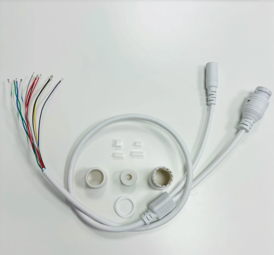 Ethernet Lan PoE Network Cable for CCTV IP camera board module  weatherproof connector  cable 12V RJ45 For dahua Hikvision Ip