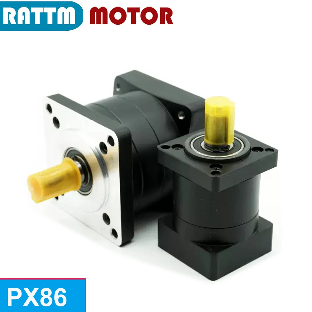 Planetary Reducer PX86 Gear Ratio 10:1 13:1 16:1 20:1 24:1 30:1 36:1 Suit For Nema34 Stepper Motor