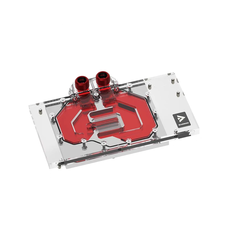 Barrow GPU Water Block per Gigabyte RTX 5090 D GAMING,WINDFORCE 32G Dispositivo di raffreddamento della scheda grafica con piastra posteriore, 5 V, BS-GIG5090-PA