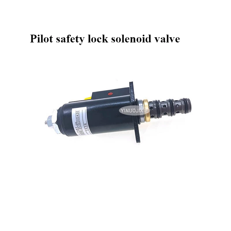 121-1491 Pilot Safety Lock Solenoid Valve for E320G/C/D/E325B Pilot Safety Lock Solenoid Valve Red Dot 121-1491