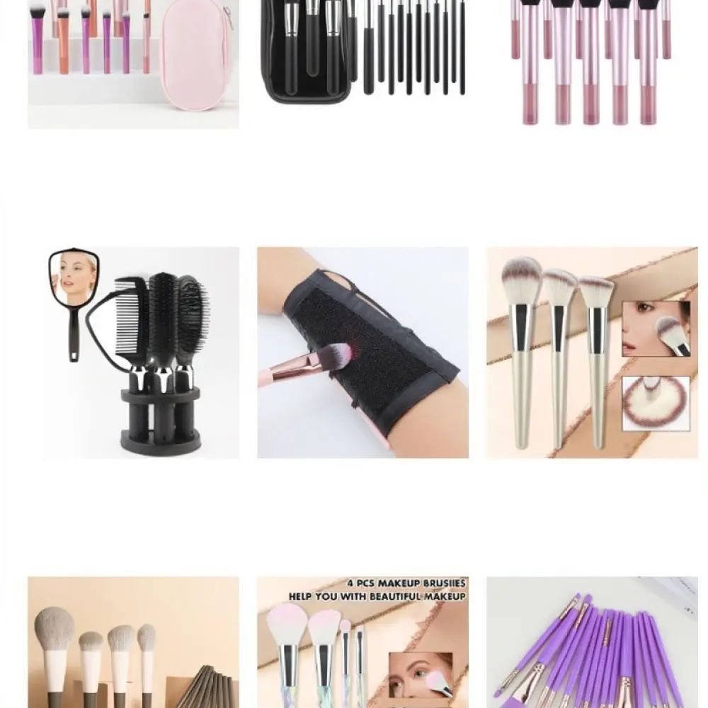 Professional Eye Makeup Brush Set Cosmetic Tools For Eyeshadow Blending Foundation Precise Application Soft Nylon Hair Brushes