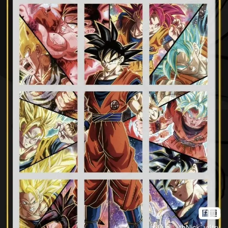 Anime Dragon Ball Son Goku Torankusu Bulma Yamcha Piccolo Majin Buu Ssr Ur Puzzle Cards New Collections Boys Birthday Gift