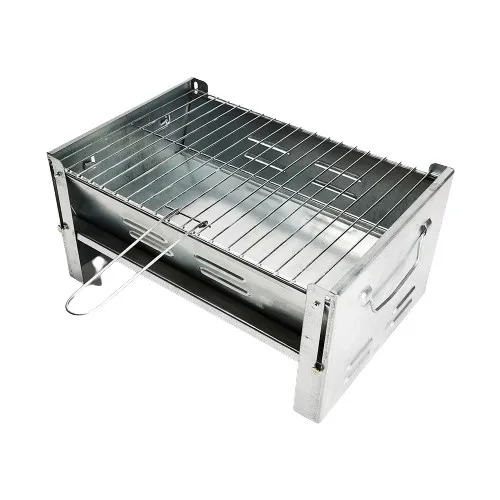 Chrome Folding Grill-Portable Barbecue Car Barbecue