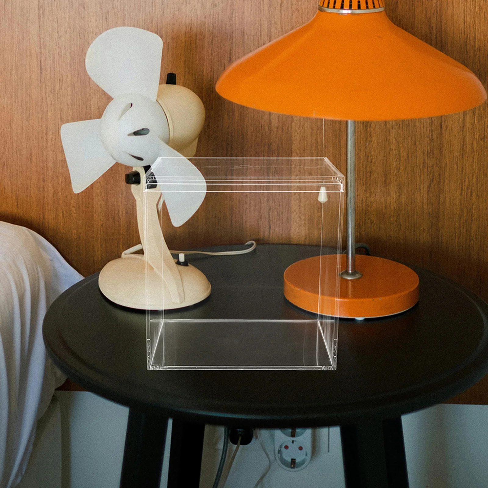 

2Pcs Wedding Candy Box 4.7x4.7x4.7 Inch Clear Square Plastic Container for Party Favors Decorative Display Storage Organizing