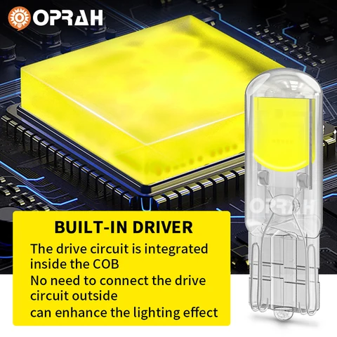 Светодиодные лампы T10 W5W Canbus 6000K 2 шт. Sapphire COB для авто — пример использования
