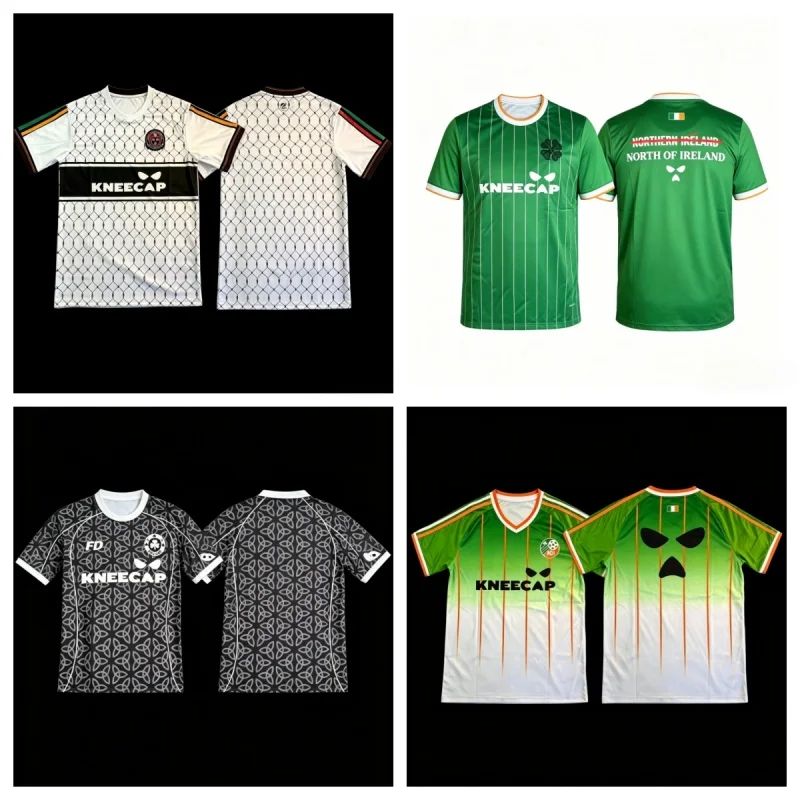 Kneecap Casual Sports Jersey Lightweight Net Pattern Tee for Hip Hop Fans & Daily Wear T Shirts Colthing Family Matching Y2K
