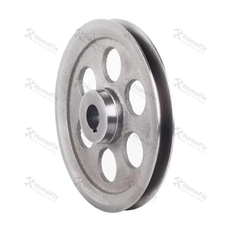 1Pc Dia 150-200mm Hollow Single-Slot A Type V-Belt Cast Iron Pulley