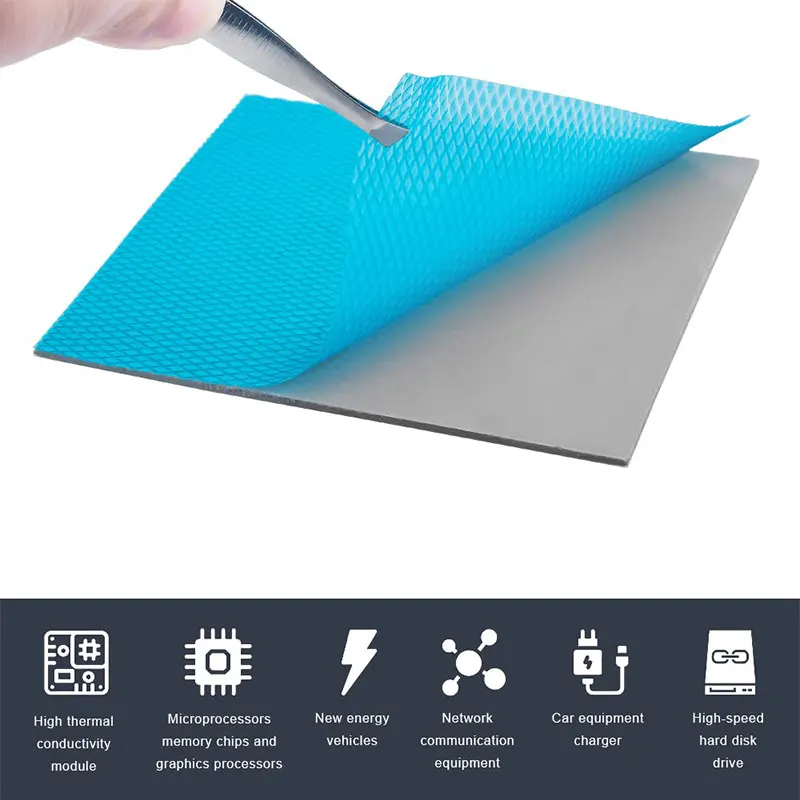 UPSIREN 21W Thermische Pad Thermische Pad CPU GPU Waterkoeling Mat 85x45mm Hoge Kwaliteit Heatsink Cooling pad PC accessoires Cutable