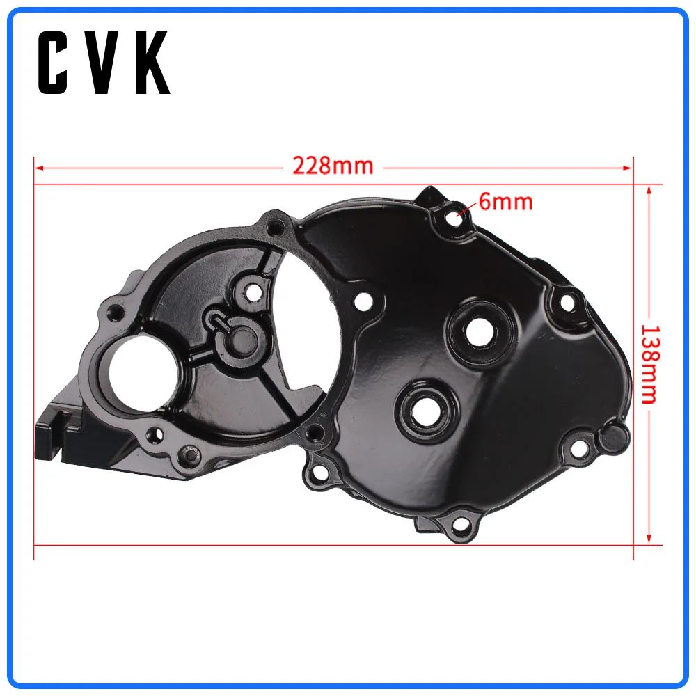 CVK cubierta del Motor Cubierta del estator del cárter del cigüeñal cubierta lateral Shell para Kawasaki ZX-10R 2006, 2007, 2008, 2009, 2010 ZX10R