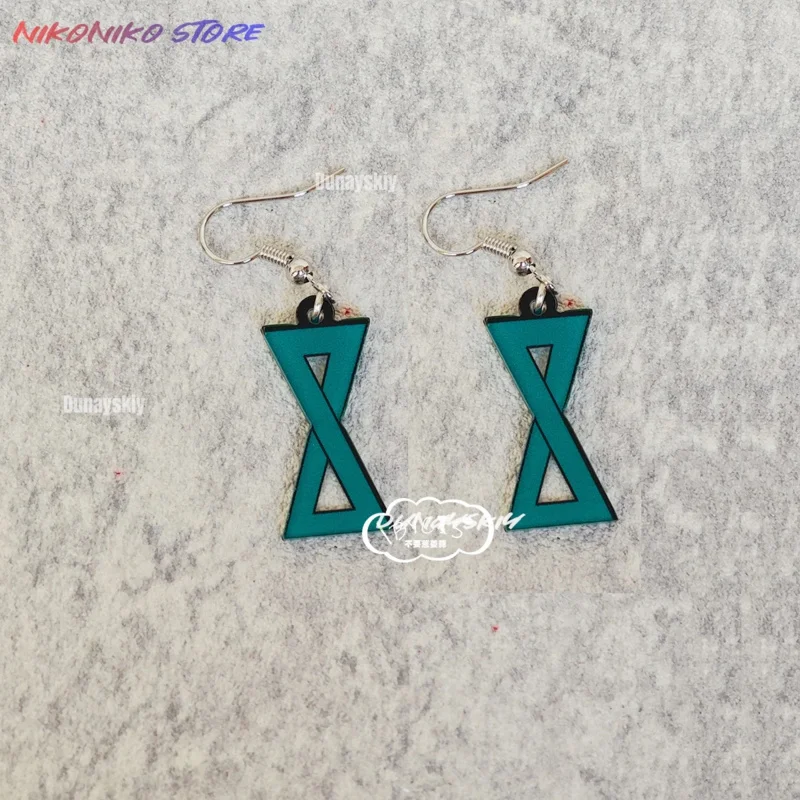 لعبة Tsukishiro Yanagi Zenless Zone Zero أزياء تنكرية مشبك الأذن أقراط الأذن ترصيع أنيمي نظارات مجوهرات الدعائم هدية