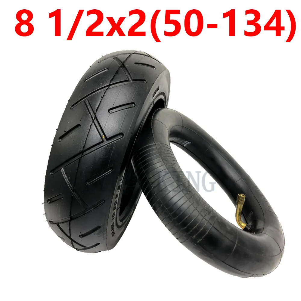 8.5 Inch 8 1/2x2(50-134) Inner Outer Tyre 8.5x2 Inflation Tire for Gas Electric Scooter Baby Carriage Folding Bicycle Parts