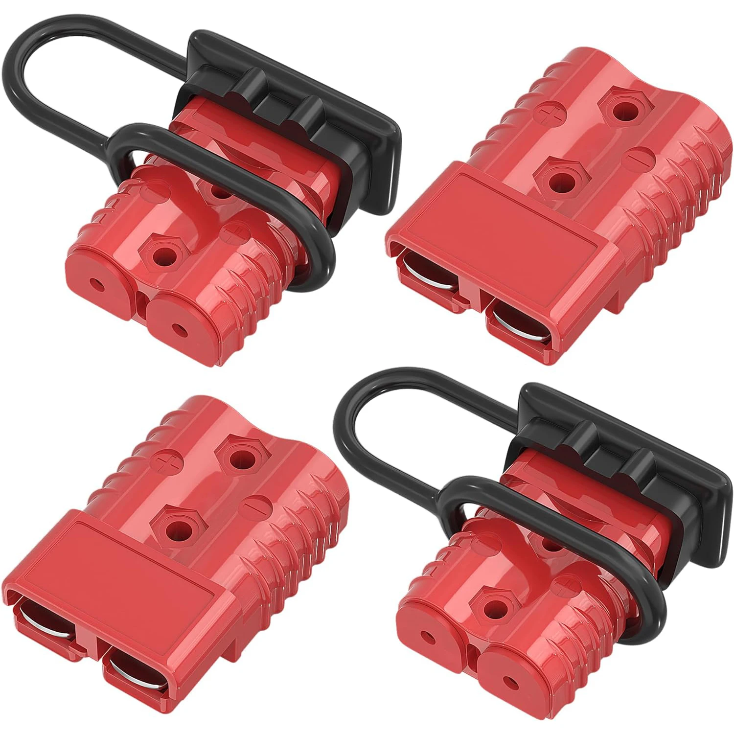 

DaierTek Battery Quick Disconnect Connector 175A 12V Battery Quick Connect Cable Connector 1/0 AWG for Car Winch Forklift