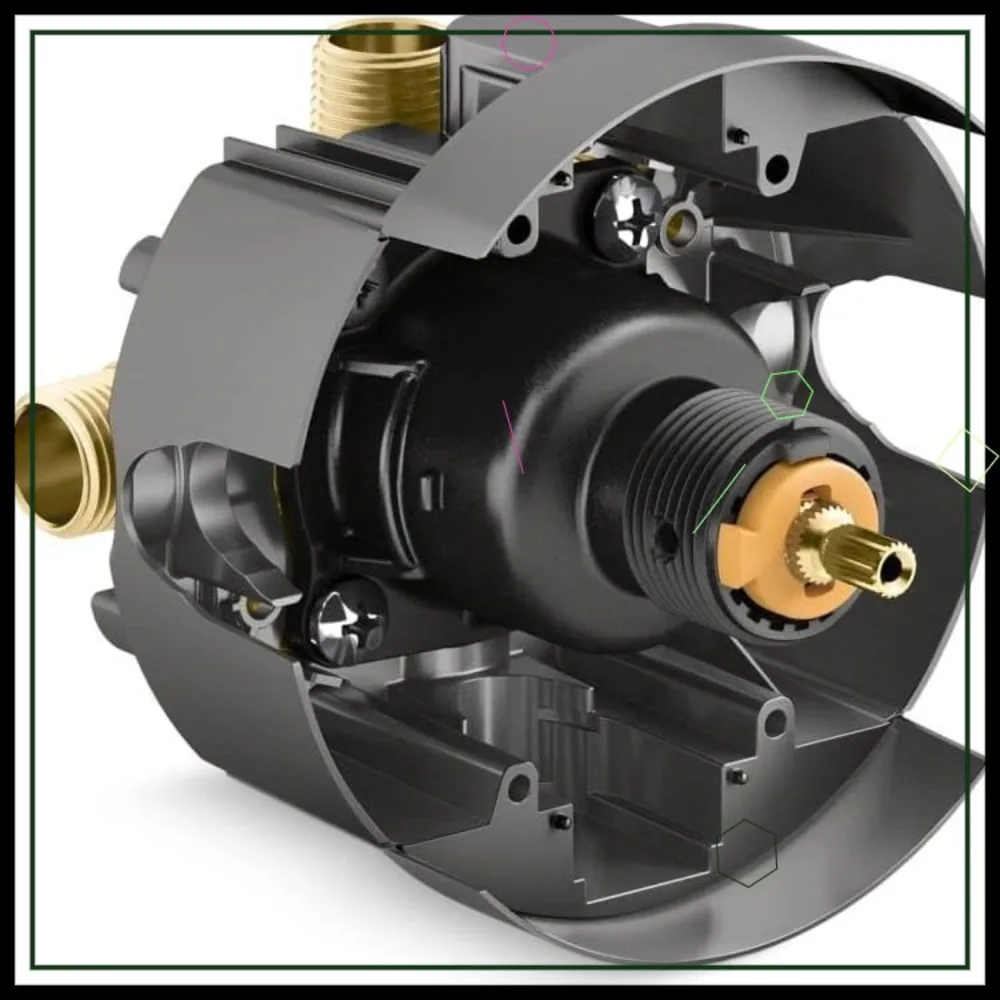 

Комплект корпуса и картриджа балансировочного клапана Rite-Temp для душевых систем, простая установка