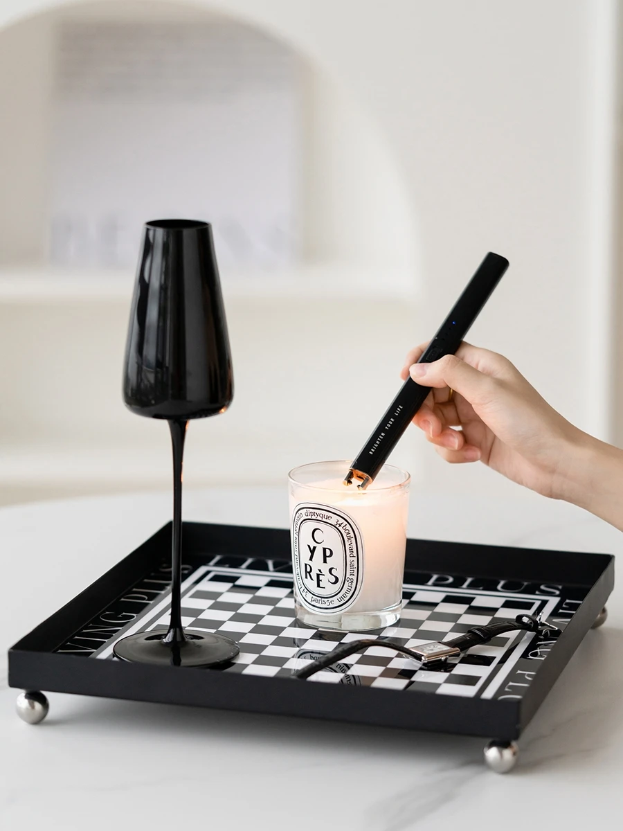 

Ароматический поднос для шахматной доски в ванной комнате, поднос для хранения духов, черно-белый ящик для хранения косметики, украшение для рабочего стола на крыльце