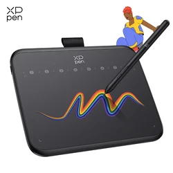 Tavoletta grafica XPPen Deco 640 Livelli di pressione 16K Area di disegno 16x9 cm con 8 tasti 60 inclinazioni per giochi OSU Android Windows Mac