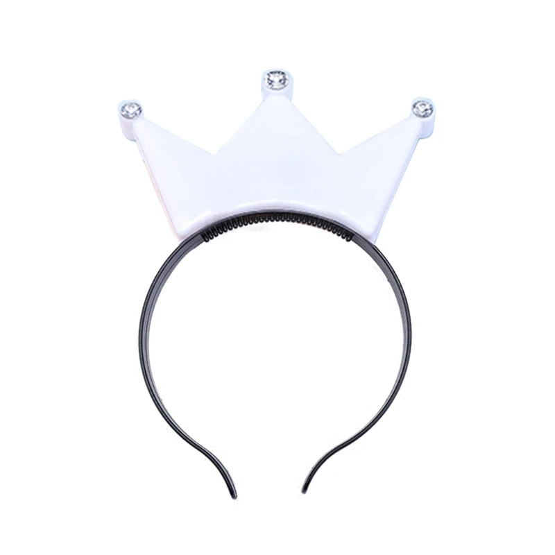 Festival Leuchtender Kopfschmuck Krone Haarband Karneval Party Requisiten Hairhoop Konzert Stirnband – Detail 2
