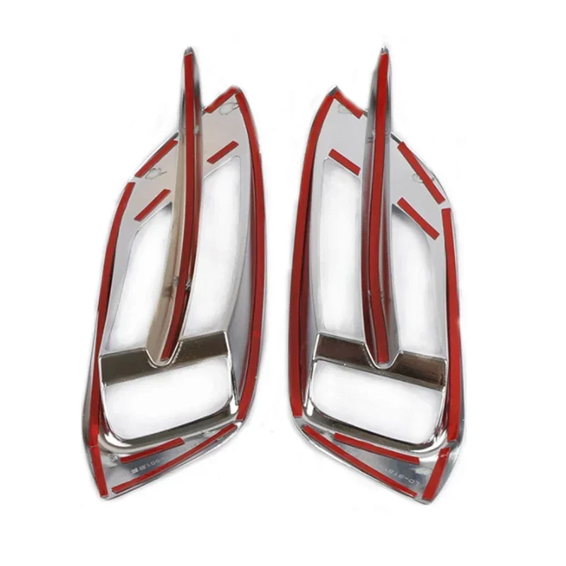 

1 пара автомобильных задних противотуманных фар, накладка на решетку для Honda Civic 10th 2016 2017 2018 2019, задний бампер, противотуманная фара, решетка, Стайлинг автомобиля