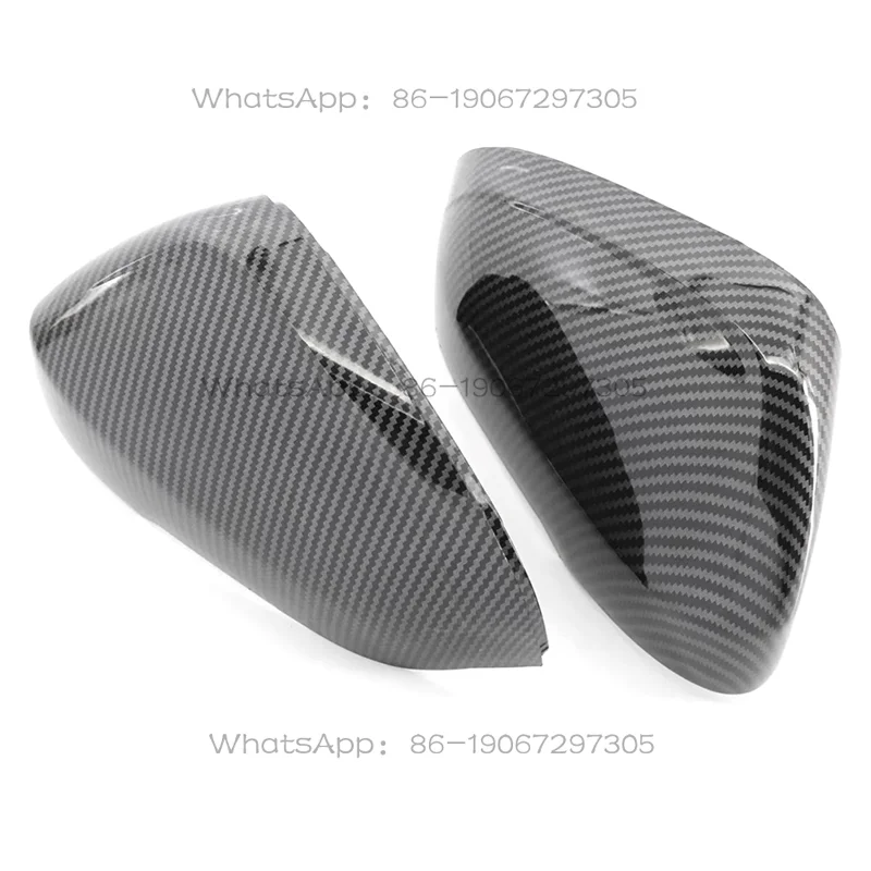 Carbon Fiber Side Rearview Mirror Cover Caps 31402636, 31402628 for Volvo S60  V40 2011-2017-A87Q